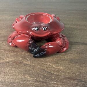 Heavy Resin Yankee Candle 2011 Red Crab Tea Light Holder